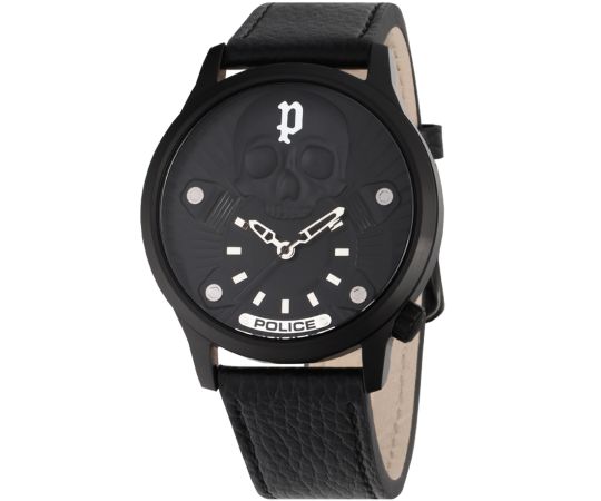 Stainless Steel Police Jet Watch 44mm 3ATM